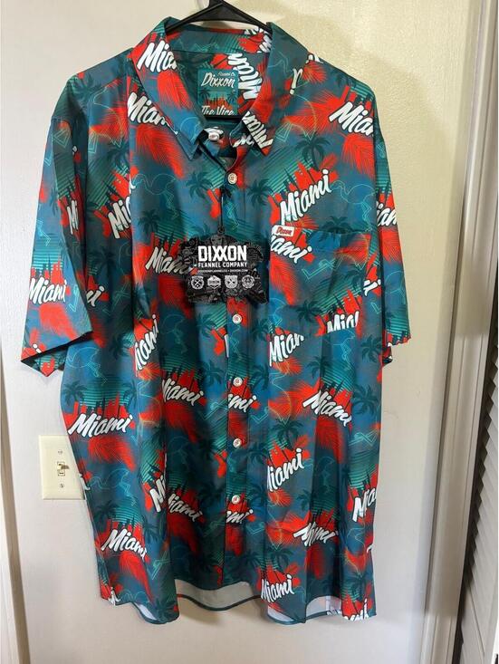 Other - Dixxon Flannel Co Miami The Vice Party Shirt 2XL Hawaiian Button Up